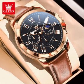 Relógios Masculinos Pulseira de Couro